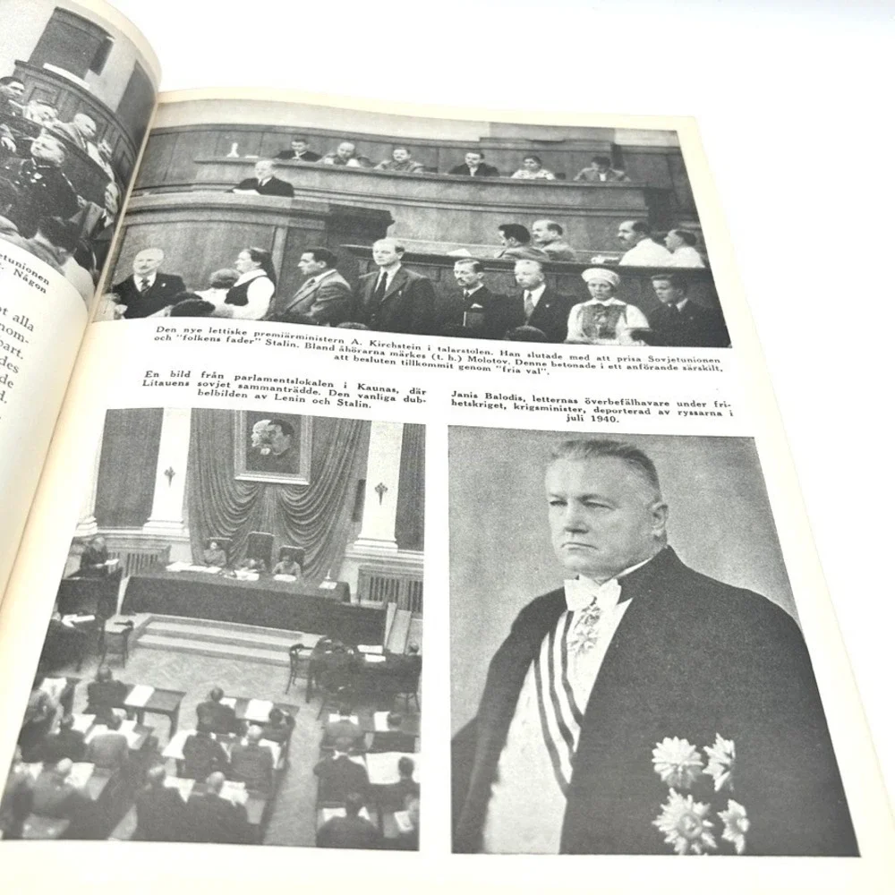 Varldskriget i Bild Band III Swedish WWII History Book Sten Kristiansson Hermes